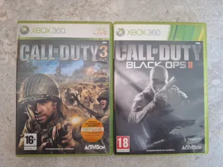 2 Juegos Call of Duty Xbox 360 COMPLETOS