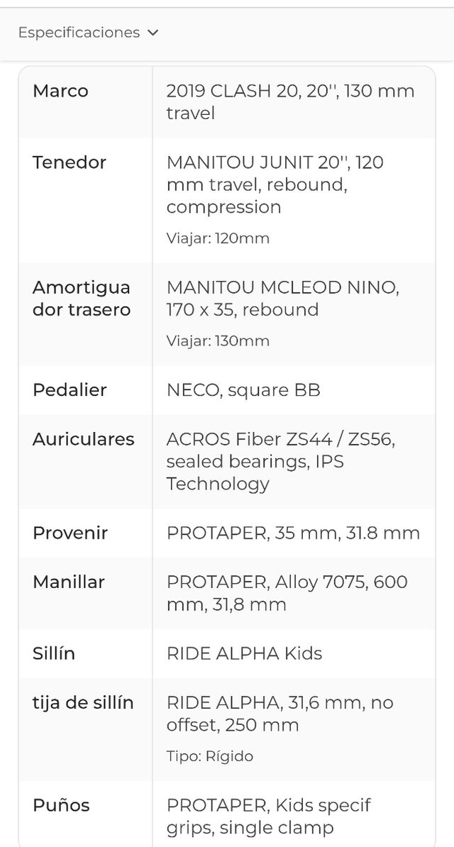 Bicicleta Commençal Clash