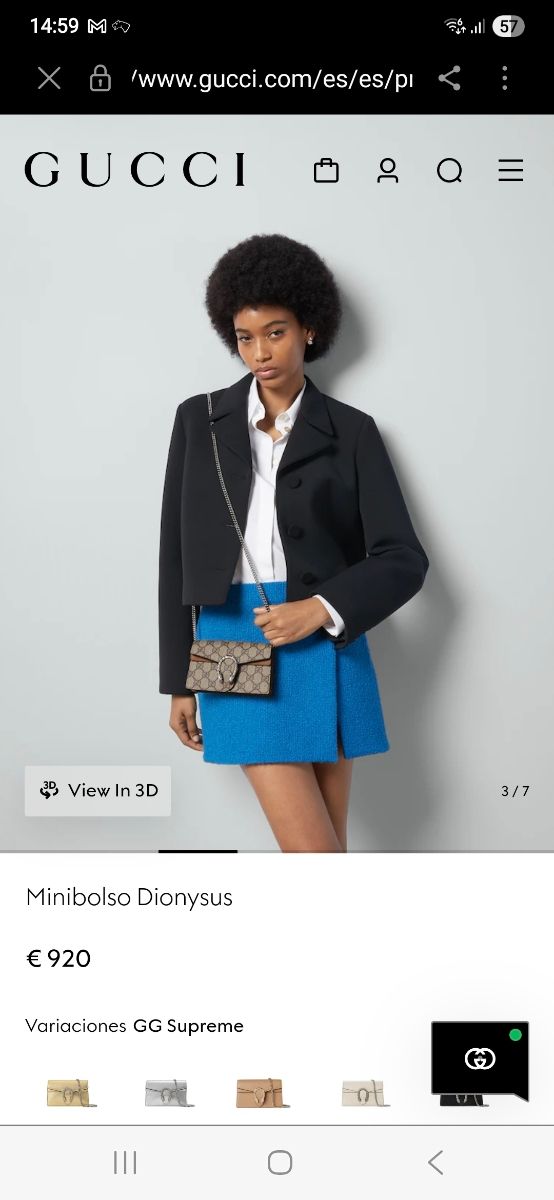 Minibolso Gucci Dionysus