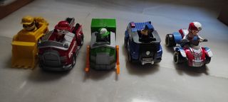 Paw Patrol Vehículos - 4 coches y 1 moto