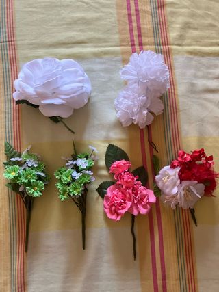 Flores para traje gitana - 6uds