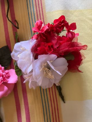 Flores para traje gitana - 6uds