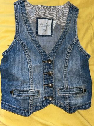 Chaleco vaquero H&M azul