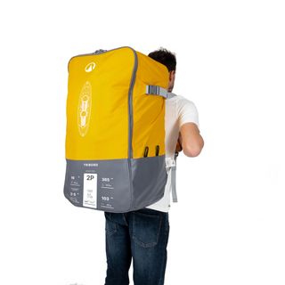 Canoa Kayak Hinchable Tribord 100+ Amarillo 2 Plazas