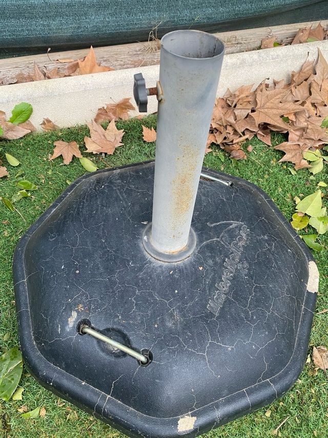 Soporte Sombrilla Jardín - Resistente