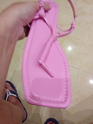 Sandali rosa Manika intrecciati