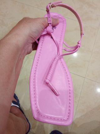 Sandali rosa Manika intrecciati