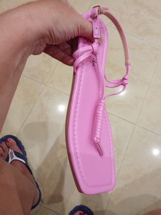 Sandali rosa Manika intrecciati
