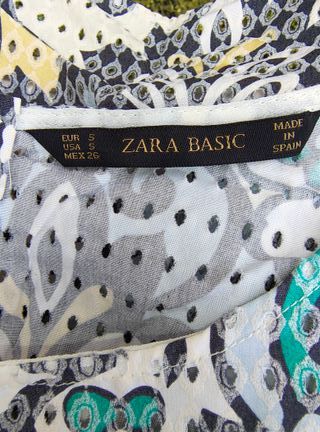 USADO-Top Zara étnico multicolor sin mangas-1077