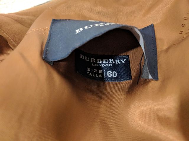 Abrigo Burberry Hombre Beige Talla L