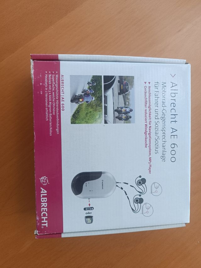 Albrecht AE 600: Intercom Moto