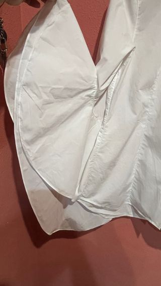 Blusa blanca - Mangas campana
