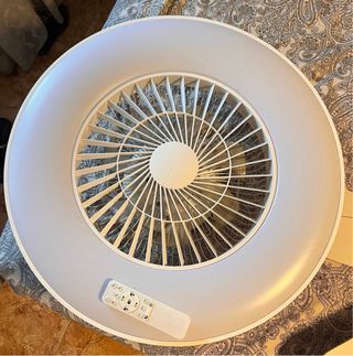 Ventilador techo LED blanco
