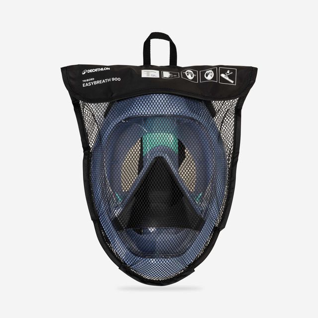 Máscara snorkel Easybreath 900. Talla S/M Y M/L. Permite