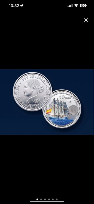 40€ España 2025 JUAN SEBASTIÁN DE ELCANO (plata)