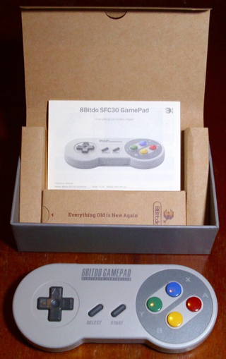 Mando 8Bitdo Super Gamepad Bluetooth SFC30, SWITCH