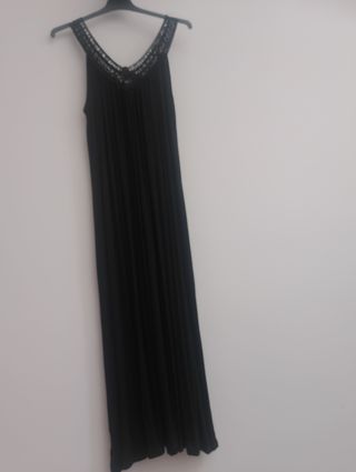 Vestido negro largo verano