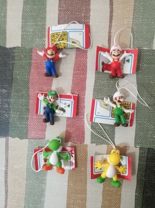 Kinder joy super mario 2025 lotto 6pz personaggi