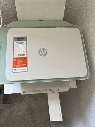 Impresora HP Deskjet 2722e - Verde