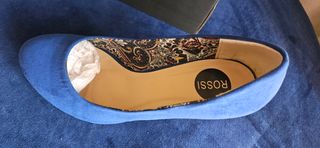 Zapatos Rossi azul marino