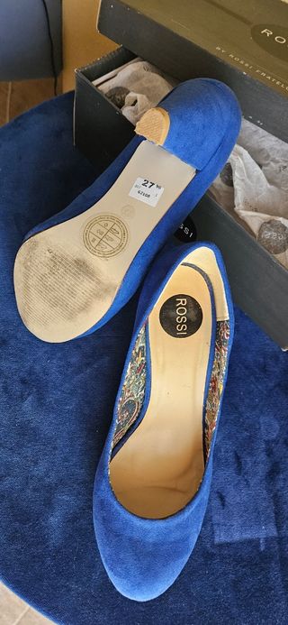 Zapatos Rossi azul marino