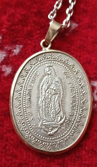 Medalla Virgen Guadalupe - Plata