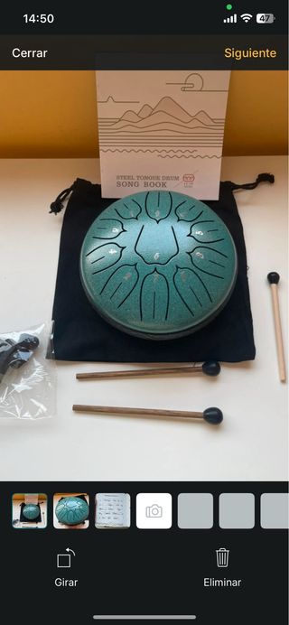 Tambor Lengüeta Acero - handpan