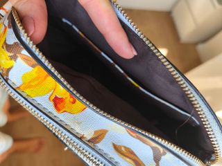 Bolso Parfois floral azul-amarillo