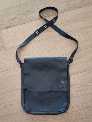 Borsa Diesel nera a tracolla uomo