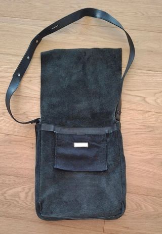 Borsa Diesel nera a tracolla uomo