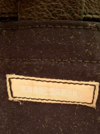 Borsa Diesel nera a tracolla uomo