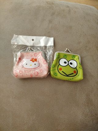 Tengo muchos monederos variados, como la imagen