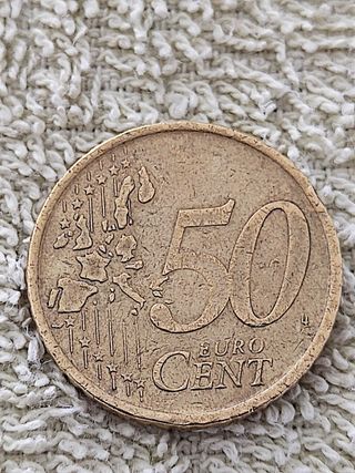 50 centesimi Euro Spagna 1999 pre conio 