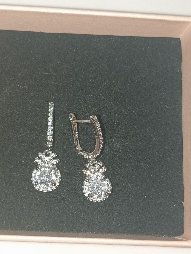Pendientes Plata Brillantes