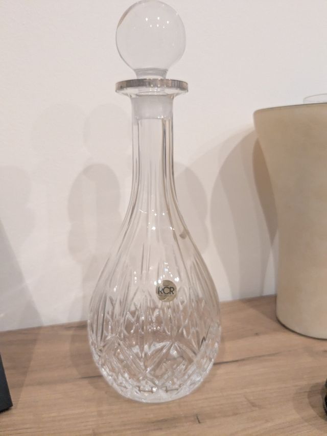 Decantador cristal RCR antiguo