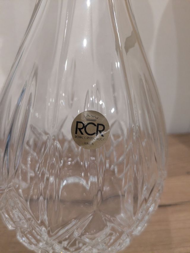 Decantador cristal RCR antiguo