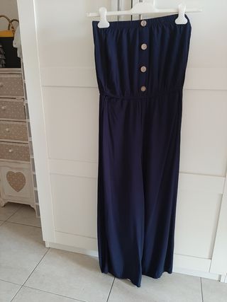 Tuta elegante blu