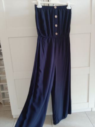 Tuta elegante blu
