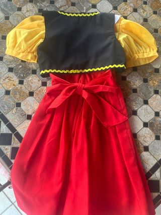 Costume Bambina Pinocchio Carnevale 4 anni