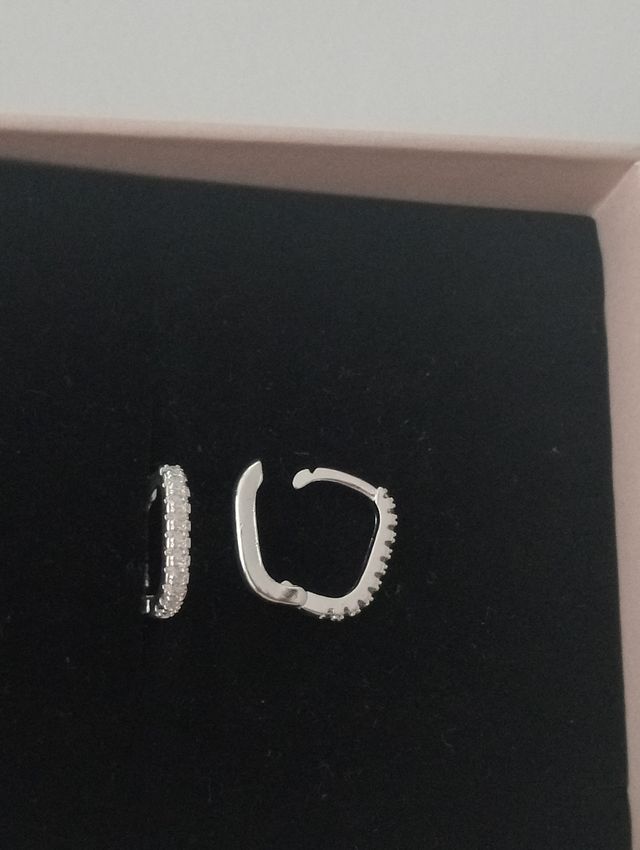 Pendientes Plata circonitas