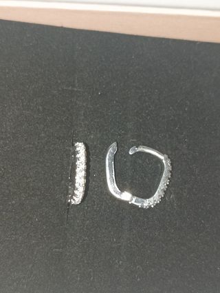 Pendientes Plata circonitas