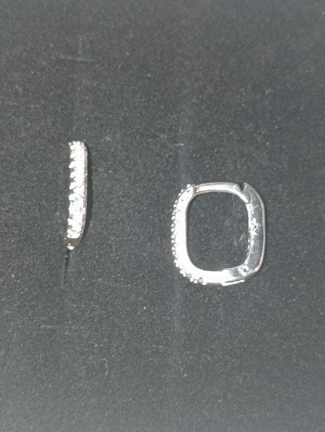 Pendientes Plata circonitas