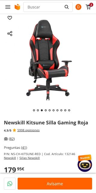 Silla Gaming Newskill Kitsune