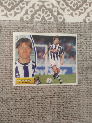 Cromos plantilla Real Sociedad 2003-2004.