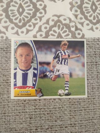 Cromos plantilla Real Sociedad 2003-2004.