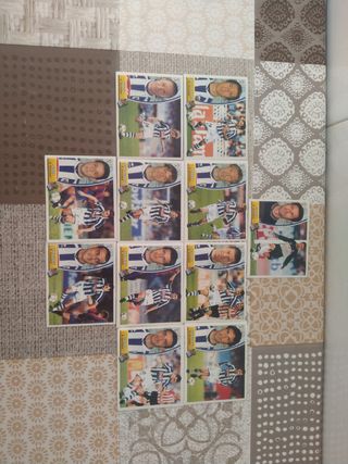 Cromos plantilla Real Sociedad 2003-2004.