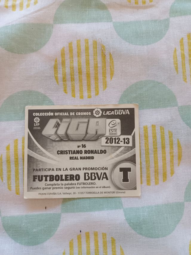 Cromo Cristiano Ronaldo 2012-13