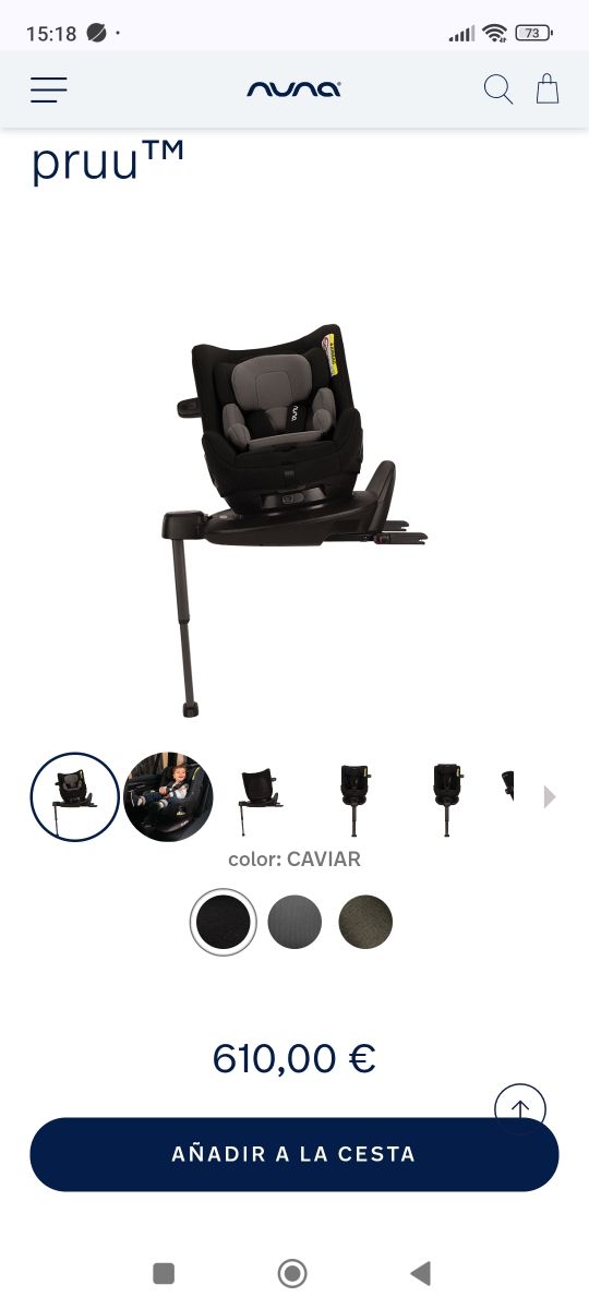 Silla coche Nuna Rebl Plus