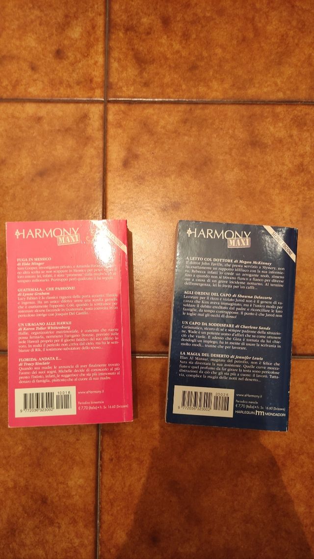 Set 2 libri Harmony Maxi