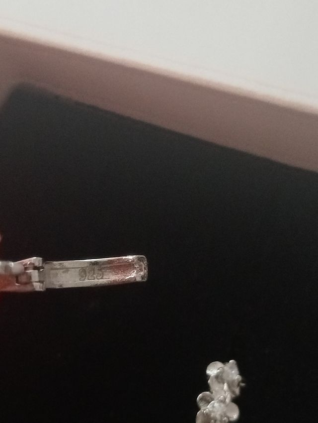 Pendientes de Plata pequeños con flores